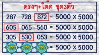 แนวทางหวยดัง มาแล้ว เลขเด็ด 3ตัวตรงๆ+โต๊ด งวดวันที่ 1 สิงหาคม 2566