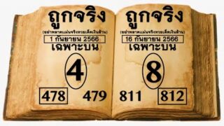 มาแล้ว!! เลขเด็ด หวยซองเลขดัง งวดวันที่ 1 ตุลาคม 2566